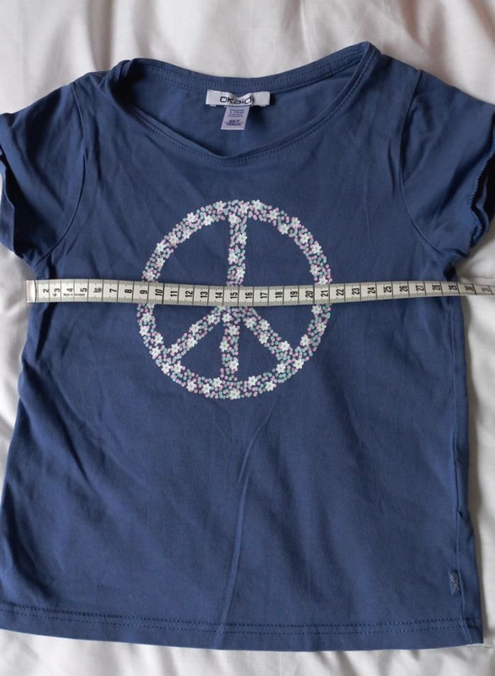 T-shirt bleu okaidi t4 - photo numéro 3