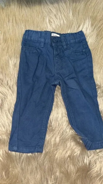 Pantalon chino bleu marine 6 mois pat et ripaton