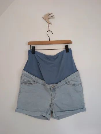 Short en jean de grossesse Gémo 44