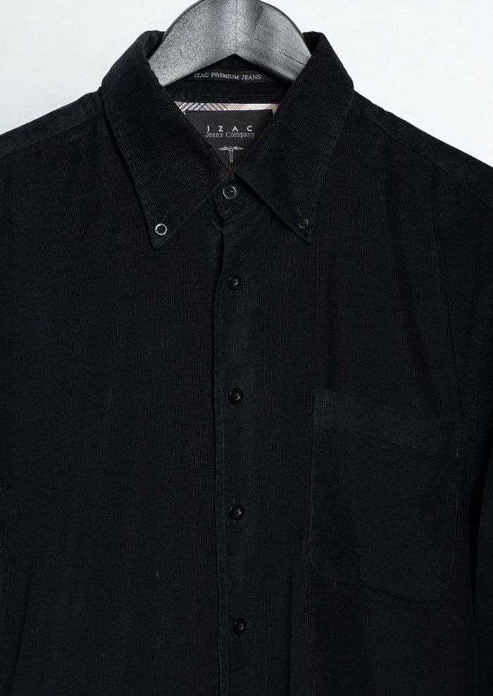 Chemise IZAC noire à manches longues – Taille M - photo numéro 5