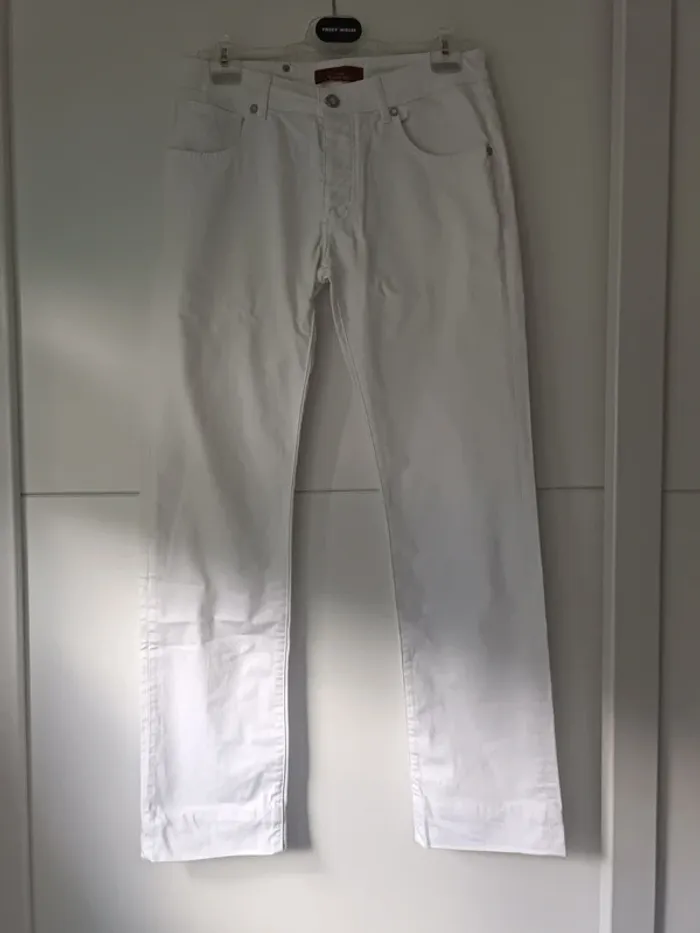 Jean blanc classique – Taille L