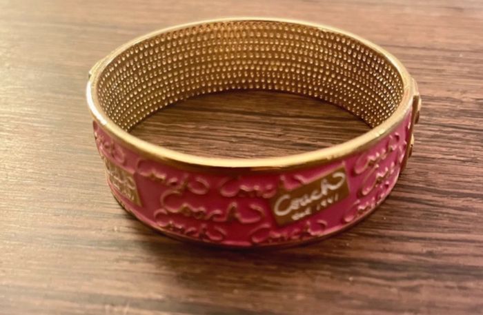 Bracelet  métal rose et doré - photo numéro 3