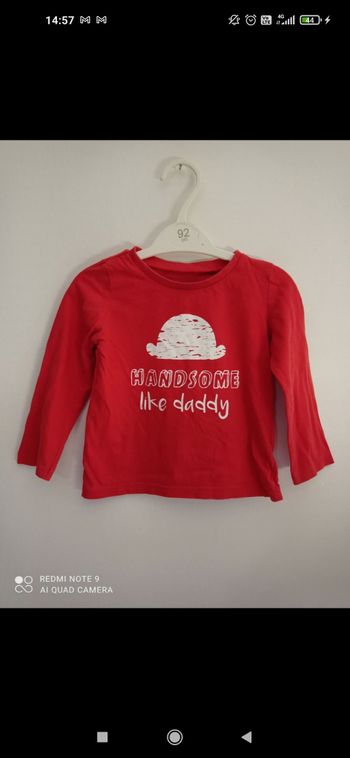 T-shirt in extenso 18 mois