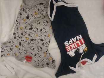 Lot de 2 bodies mixte Peanuts – Taille 62/68 (3-6 mois)