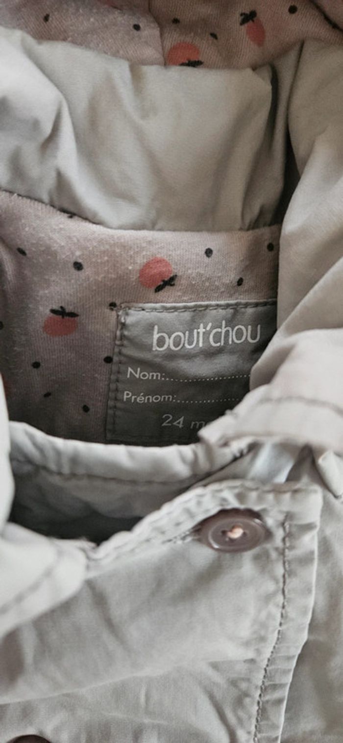 Trench gris 2 ans fille printemps - photo numéro 3