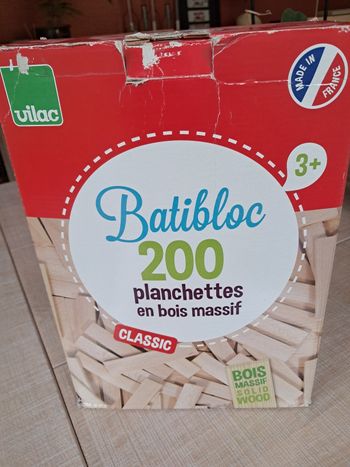 Planchettes de construction (x200) - marque Vilac