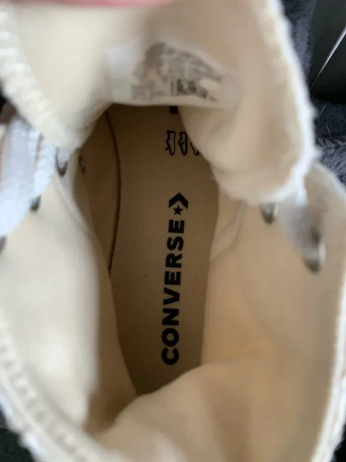 Baskets hautes brodées femme 37,5 - photo numéro 5