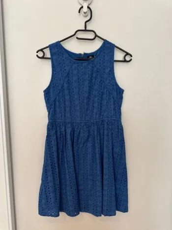 Robe fille trapèze broderie chic fille été