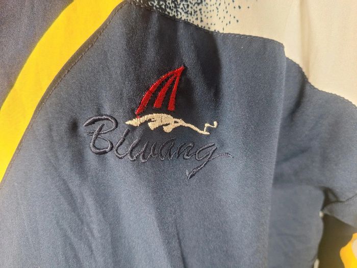 Veste coupe-vent vintage Biwang – années 90 – multicolore – brodé (605) - photo numéro 4