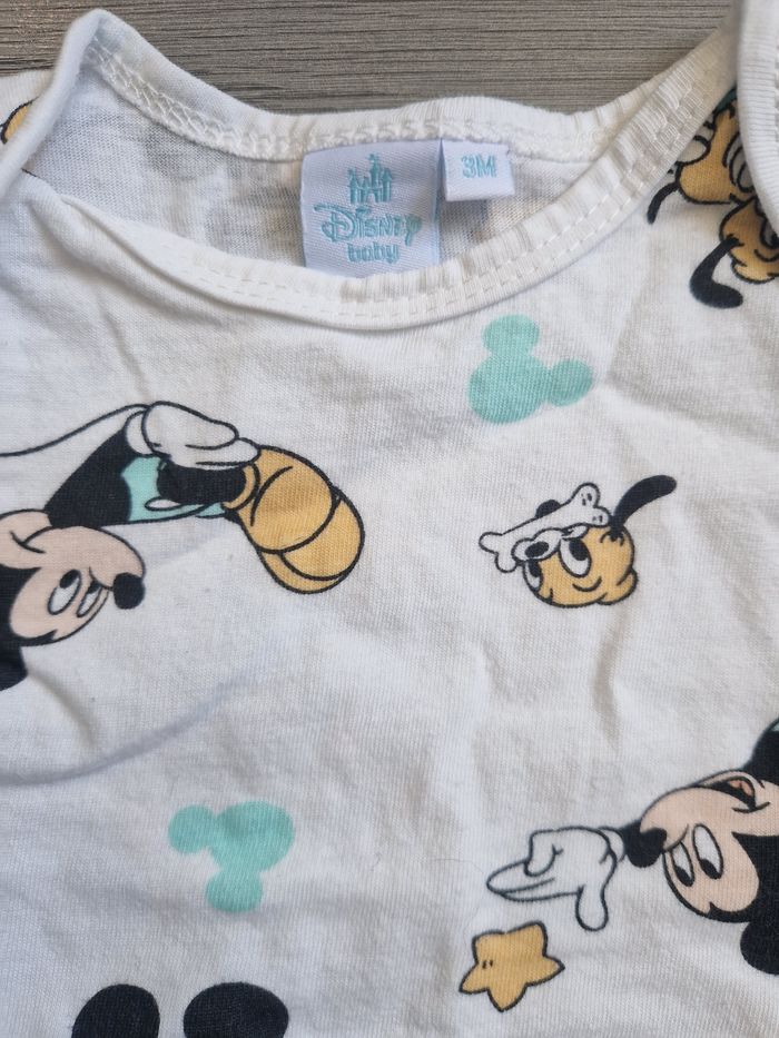 Lot de 2 bodies bébé manches courtes 3 mois - photo numéro 6