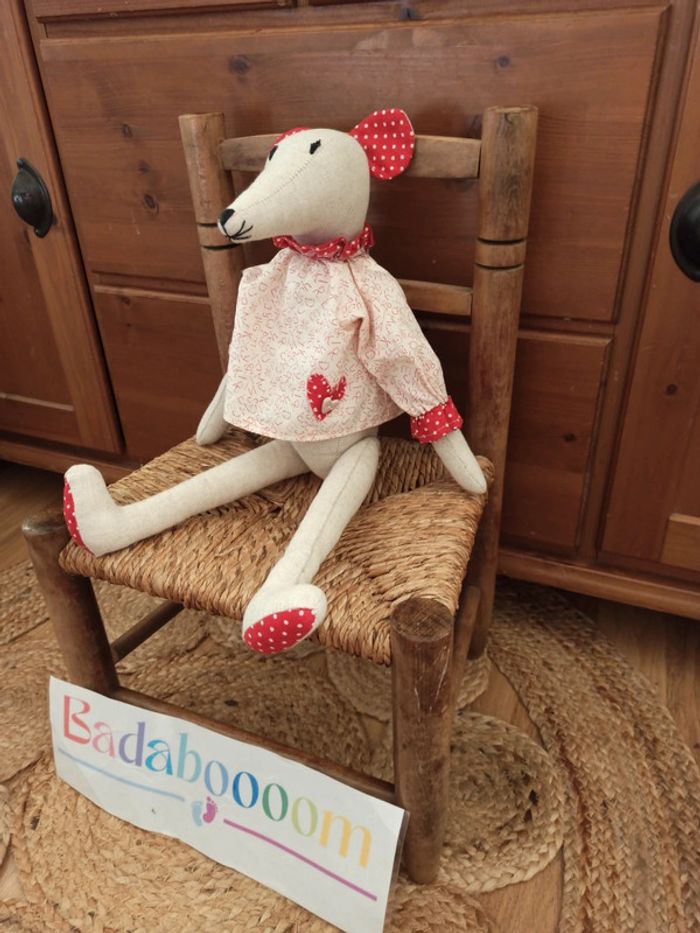 Peluche souris 40 cm tbe - photo numéro 5