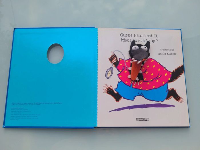 Livre marionnette Quelle heure est-il 🕰 Monsieur Le Loup? - photo numéro 4