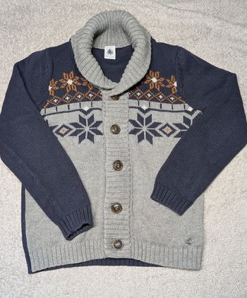 Gilet/Cardigan garçon – Petit Bateau – Taille 8 ans / 128 cm