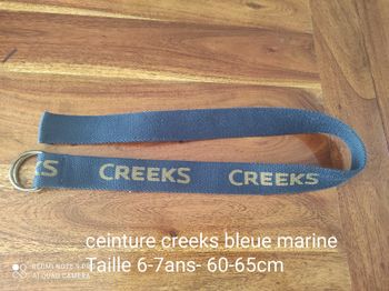 Ceinture creeks