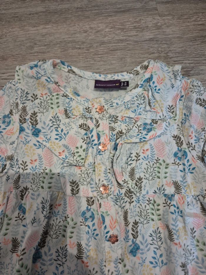 Blouse manches courtes à fleurs Sergent Major - photo numéro 2