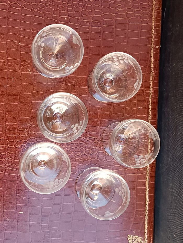 6 petits verres fins - photo numéro 8