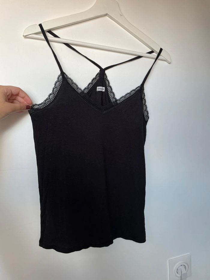 Débardeur à bretelles noir