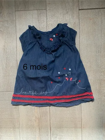 Robe en jean - 6 mois