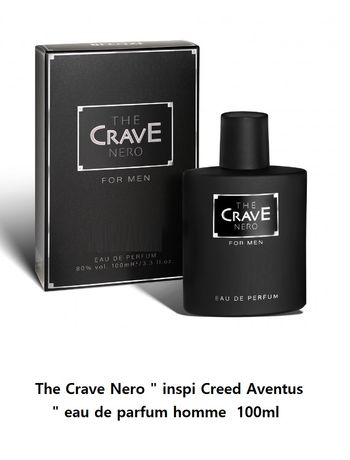 The Crave Nero " inspi Creed Aventus " eau de parfum homme  100ml