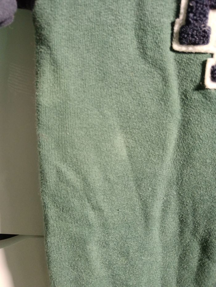 Grenouillère petit bateau verte et bleu marine  12 mois - photo numéro 4