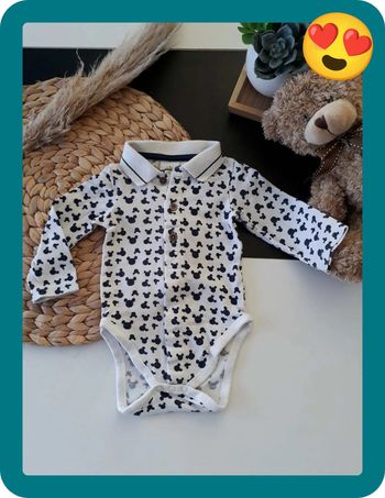 Bodies Disney Mickey garçon Taille 3 mois🌿🧸