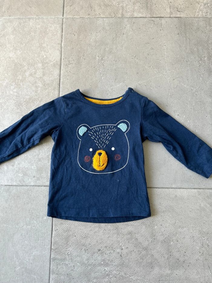 Manche longue bébé 6 mois
