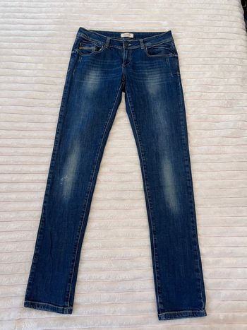 Jean slim femme Denim Life taille 36-38 - Bleu délavé tendance