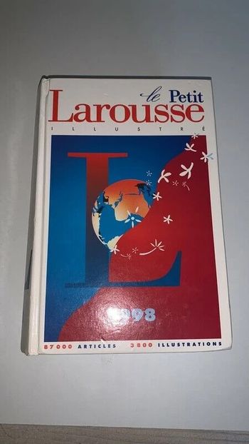 Livre dictionnaire Le Petit Larousse illustré 1998