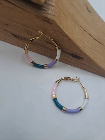 💎 Boucles d'oreilles en acier inoxydable ! 💎