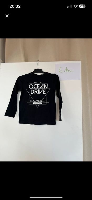 T-shirt 6 ans
