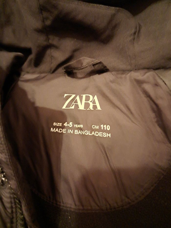 Doudoune Zara noire enfant - photo numéro 3