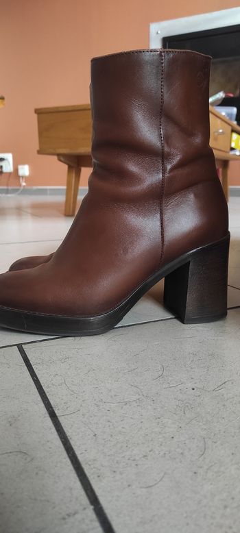 Bottines marron tamaris