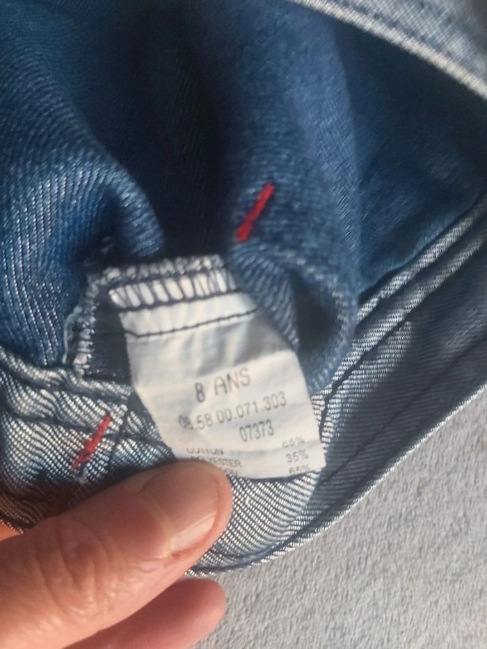 Veste en Jeans Garçon - photo numéro 2