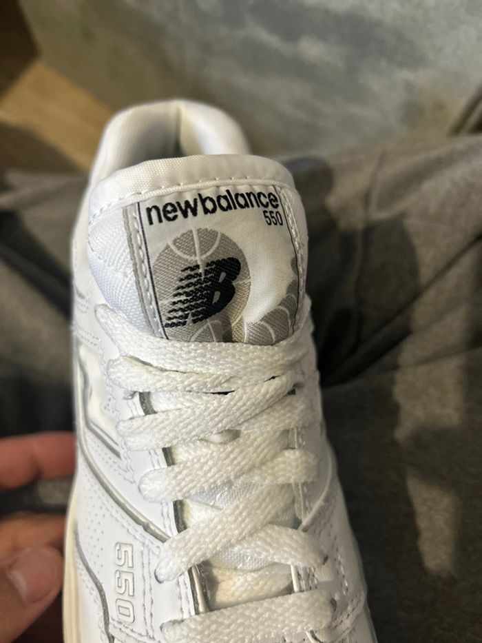 Baskets New balance 550 blanches grises 36 - photo numéro 6