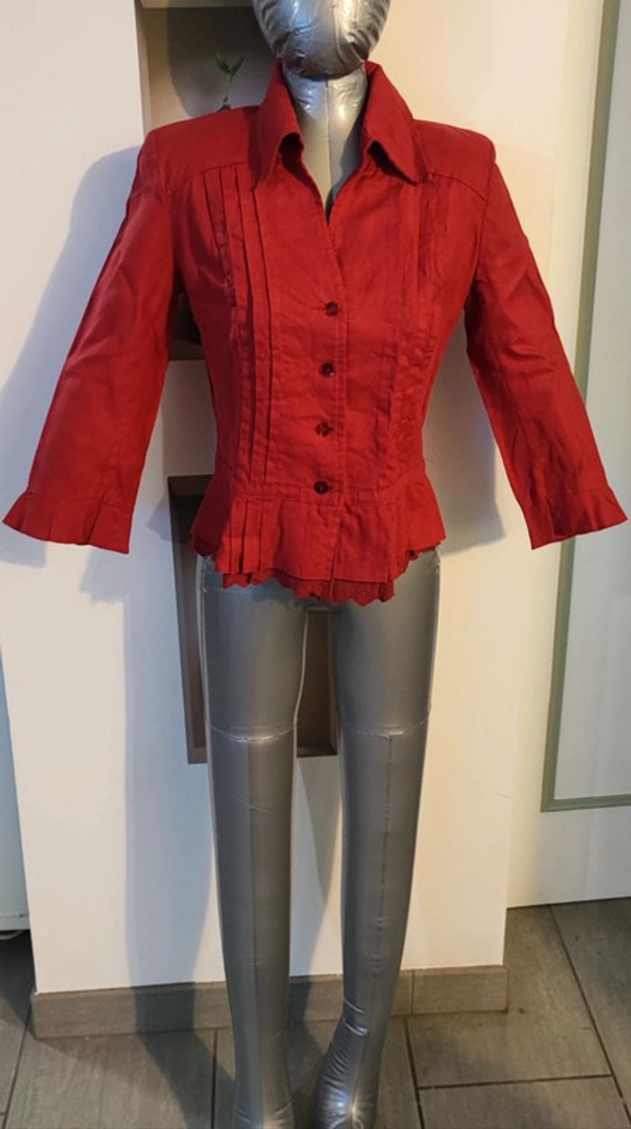 Veste en lin taille 38 - photo numéro 2