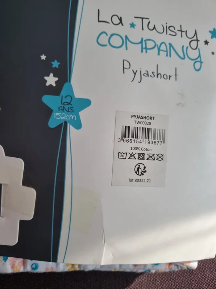 Lot de 2 pyjamas neufs été  fille 12 ans - photo numéro 3