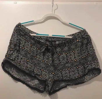 Short à dentelles love to tounge noir et gris taille XL