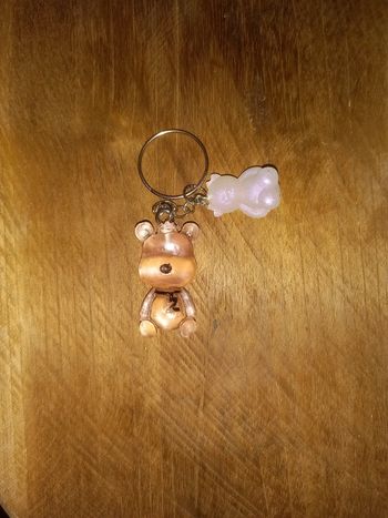 Porte clé ourson résine epoxy