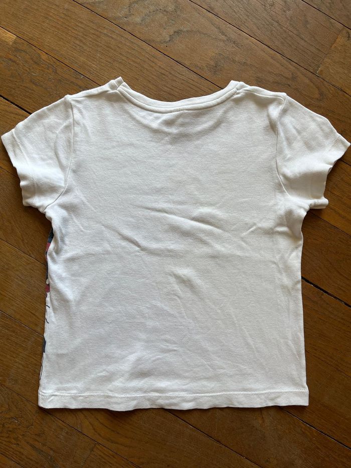 Tee-shirt blanc Petit Bateau 6 ans - photo numéro 2