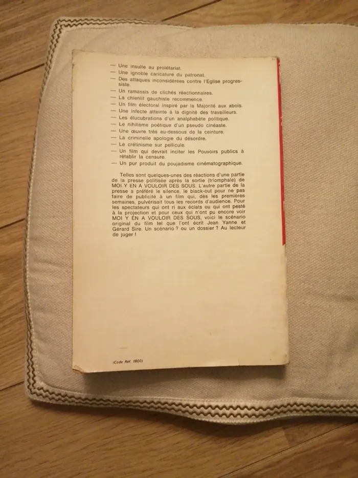Livre Jean Yanne "moi y'en a vouloir des sous !" - photo numéro 4