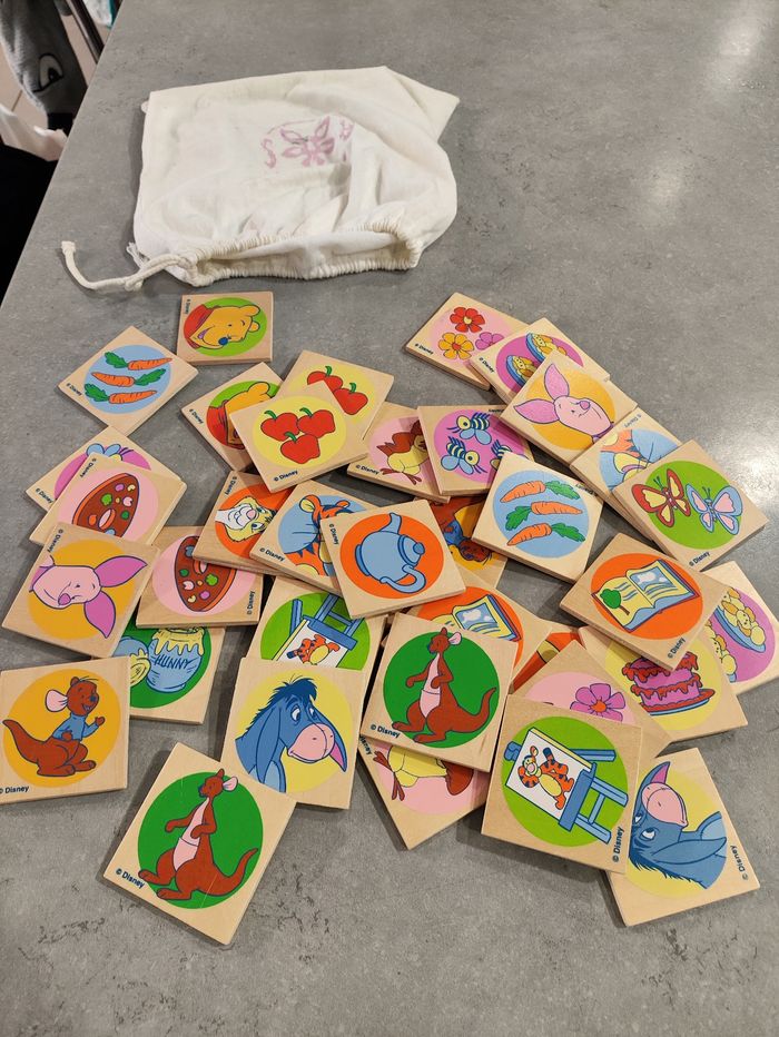 Lot de 38 dominos Disney – Excellent état