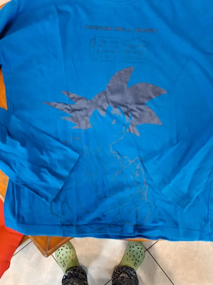 T-shirt bleu Dragon Ball z 10A - photo numéro 4