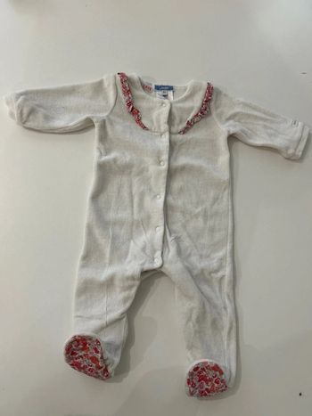 Pyjama velours et Liberty Jacadi 6 mois