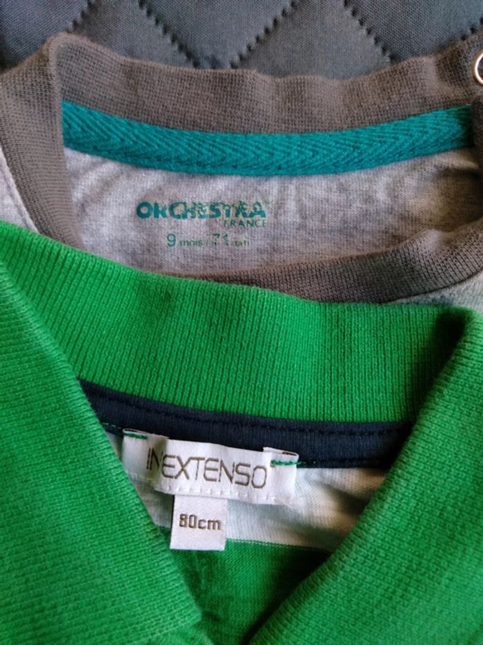 2 maillots longues manches, taille 9 mois - photo numéro 6