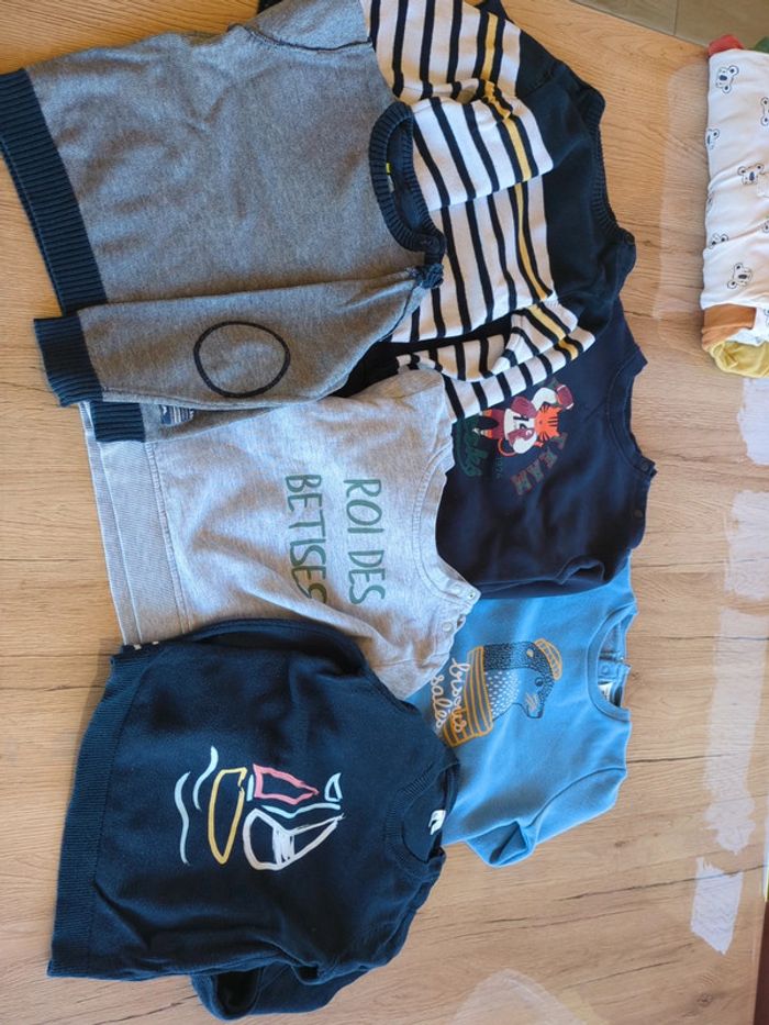 Lot de 6 pulls et sweat 18 mois