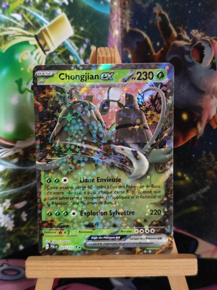 Chongjian ex double rare 27/182 évolutions à Paldea