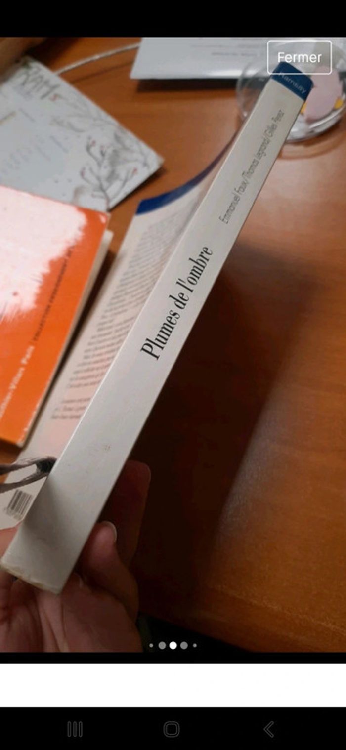 Livre Plume de l'ombre - photo numéro 4