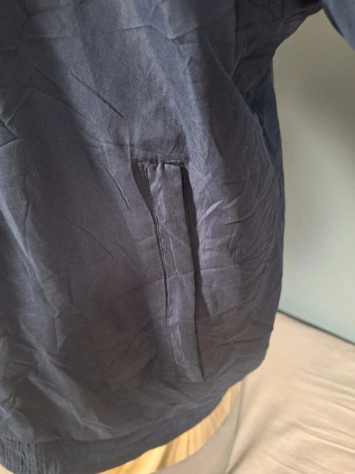Veste Reebok vintage M bleu blanc style 90s logo brodé rétro (544) - photo numéro 4