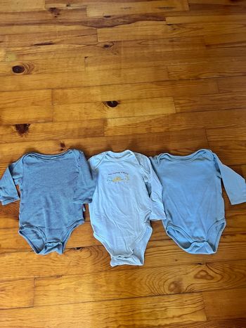 Lot de 3 bodies 18 mois 