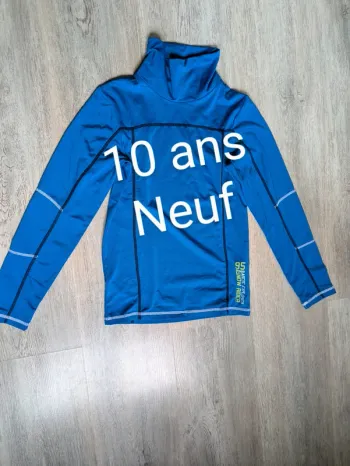 Tee shirt thermique ski 10 ans Neuf